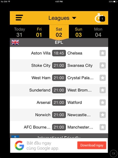 Football livescore .